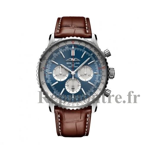 Copie de Breitling Navitimer B01 Chronographe 46 Acier inoxydable Bleue Dial AB0137211C1P1 - Cliquez sur l'image pour la fermer