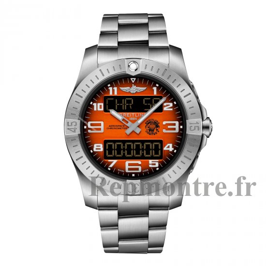 Breitling Aerospace B70 Orbiter 25e anniversaire 43 mm Replique montre pour homme Orange Titane EB70101A1O1E1 - Cliquez sur l'image pour la fermer