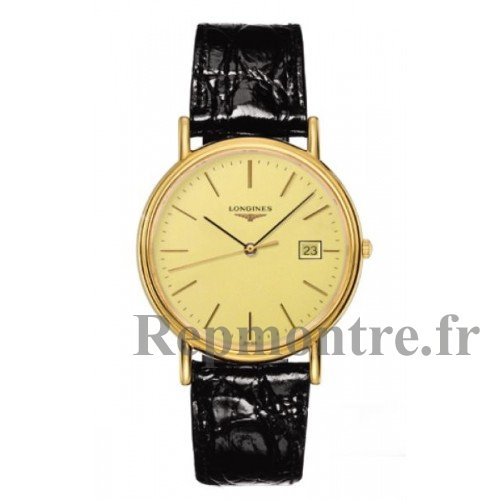 Réplique Longines Presence 38.5 Quartz Baton Jaune L4.790.2.32.2 - Cliquez sur l'image pour la fermer