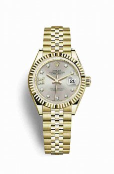 Réplique montre Rolex Datejust 28 jaune 18 ct 279178 m279178-0004