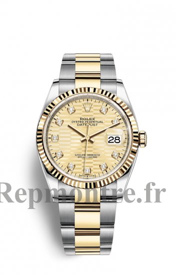 Replique Montre Rolex Datejust 36 OysterAcier and Jaune Or M126233-0046 - Cliquez sur l'image pour la fermer