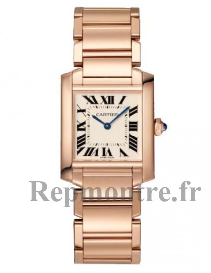 Replique Montre Cartier Tank Francaise Moyen Or Rose WGTA0030 - Cliquez sur l'image pour la fermer