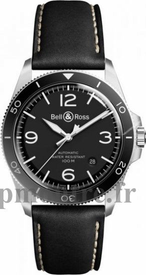 Réplique de montre Bell & Ross Vintage BR V2-92 Acier Noir - Cliquez sur l'image pour la fermer