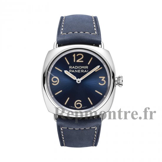 Panerai Radiomir OffIcone 45mm Montre Replique Homme Bleu PAM01383 - Cliquez sur l'image pour la fermer