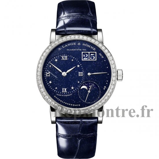 Replique A. Lange & Sohne Little Lange 1 Moon Phase White Gold with Diamond Bezel 182.886 - Cliquez sur l'image pour la fermer