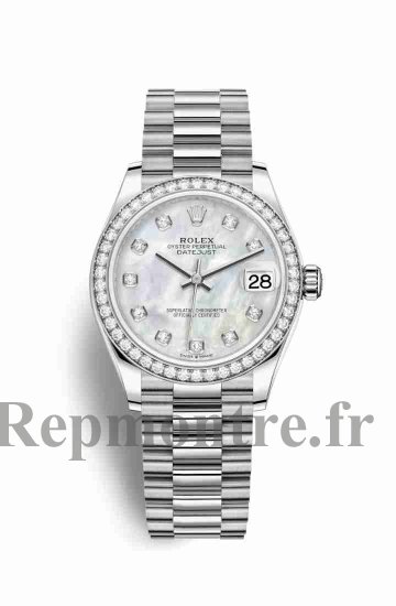 Réplique montre Rolex Datejust 31 blanc 278289RBR Blanc nacre sertie de Cadran m278289rbr-0005 - Cliquez sur l'image pour la fermer