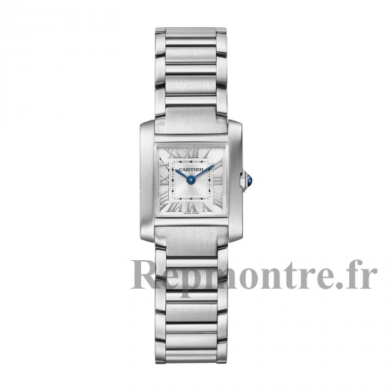 Cartier Tank Frannaise Replique montre Petit Quartz Acier WSTA0065 - Cliquez sur l'image pour la fermer