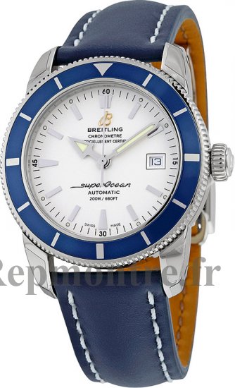 Réplique Breitling Superocean Heritage Automatique Cadran Argente Cuir Bleu A1732116/G717/112X/A20D.1 - Cliquez sur l'image pour la fermer