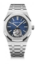 Replique Audemars Piguet Royal Oak Self-Winding Flying Tourbillon Acier inoxydable Blue 26530ST.OO.1220ST.01