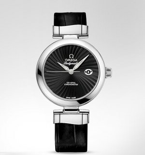 Réplique Omega DeVille Damesmatic Automatique Noir Dial Montre 425.33.34.20.01.001