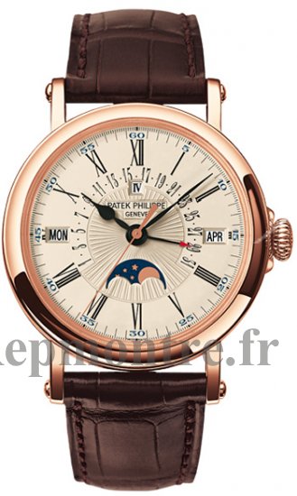 Réplique Patek Philippe Perpetual Calendar Retrograde Date 5159R-001 - Cliquez sur l'image pour la fermer