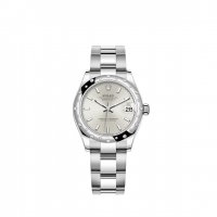 Réplique Rolex Datejust 31 Oystersteel and 18 ct white gold M278344RBR-0013