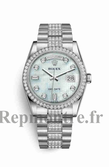 Réplique montre Rolex Day-Date 36 118346 motif m118346-0090 - Cliquez sur l'image pour la fermer