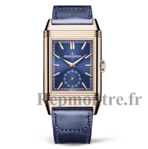 Replique Montre Jaeger-LeCoultre Reverso Tribute Duoface Fagliano Or rose Bleue Dial 398258J - Cliquez sur l'image pour la fermer