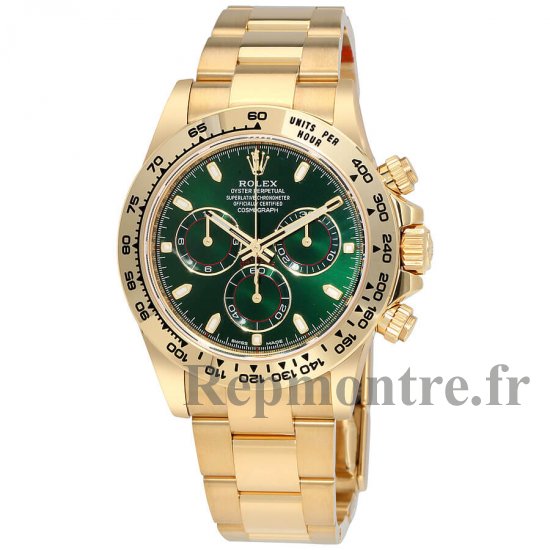 Rolex Cosmograph Daytona 116508 Montre noire de la mere de la perle 18k en or jaune - Cliquez sur l'image pour la fermer