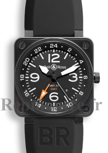 Réplique Bell & Ross BR 01-93 GMT 24H Montre - Cliquez sur l'image pour la fermer