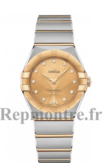 qualite superieure Réplique OMEGA Constellation Acier or jaune diamants 131.20.28.60.58.001 - Cliquez sur l'image pour la fermer