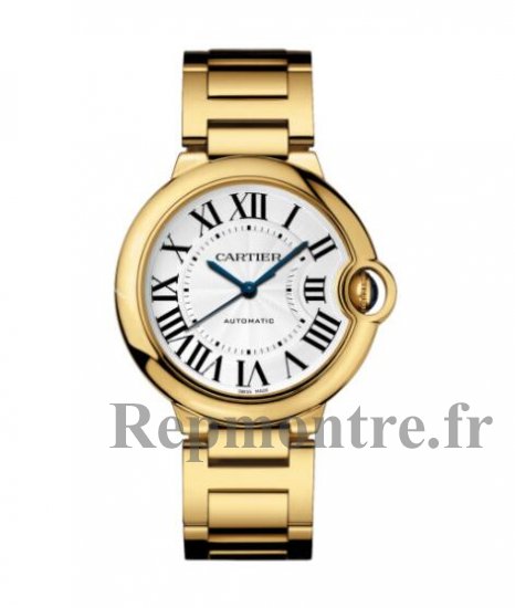 Replique Montre Cartier Ballon Bleu 36mm Jaune Or WGBB0046 - Cliquez sur l'image pour la fermer