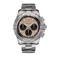 Breitling Avenger Chronograph B01 44mm Copie montre pour homme Acier inoxydable beige AB0147101A1A1