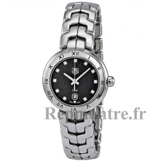 Tag Heuer Link diamant Noir Guilloche Dial Acier Dames WAT1410.BA0954 - Cliquez sur l'image pour la fermer