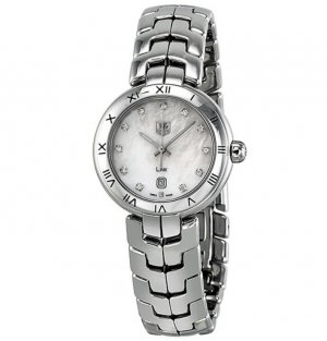 Tag Heuer Link diamant Mere de perle Dial Inoxydable Acier Dames WAT1417.BA0954