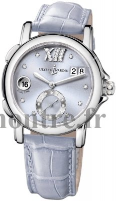 Réplique Ulysse Nardin Dual Time Dame Petit Second 243-22/30-07 - Cliquez sur l'image pour la fermer