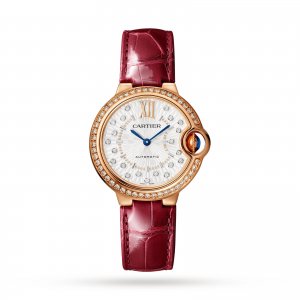 Cartier Ballon Bleu De Cartier Copie montre 33 mm Mecanique a remontage automatique Or rose WJBB0080