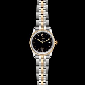 Réplique montre Tudor Glamour Date 36 Acier Inoxydable / Or Jaune / Champagne / Bracelet m55003-0007