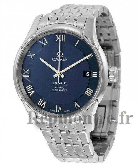 Réplique Omega De Ville Co-Axial Chronometer Bleu Cadran Inoxydable Acier 431.10.41.21.03.001 - Cliquez sur l'image pour la fermer