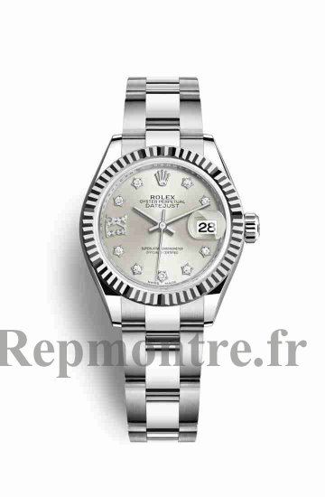 Réplique montre Rolex Datejust 28 blanc Roles 279174 m279174-0022 - Cliquez sur l'image pour la fermer