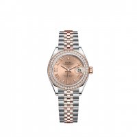 Replique Rolex Lady-Datejust Rolesor Oystersteel 18 ct Everose gold M279381RBR-0025