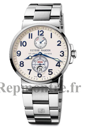 Réplique Ulysse Nardin Maxi Marine Chronometer hommes Montre 263-66-7M - Cliquez sur l'image pour la fermer