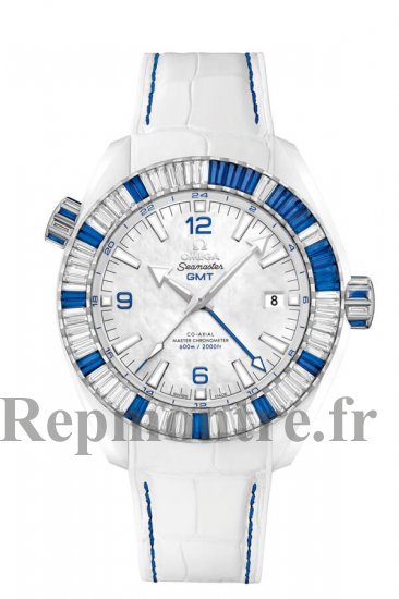 AAA Réplique Montre OMEGA Seamaster Blanc ceramic 24 hours GMT 215.98.46.22.05.001 - Cliquez sur l'image pour la fermer