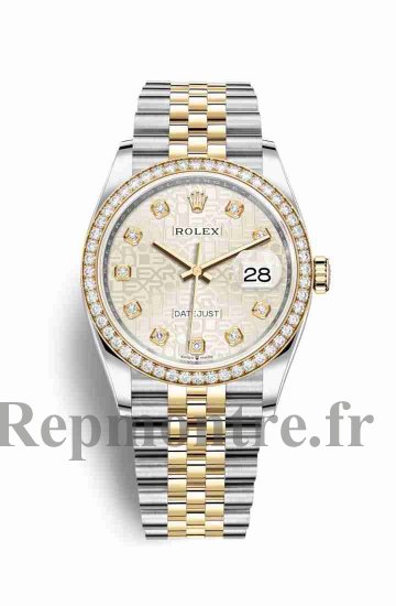 Réplique montre Rolex Datejust 36 Jaune Roles jaune 18 ct 126283RBR AB0162121G1S1 - Cliquez sur l'image pour la fermer