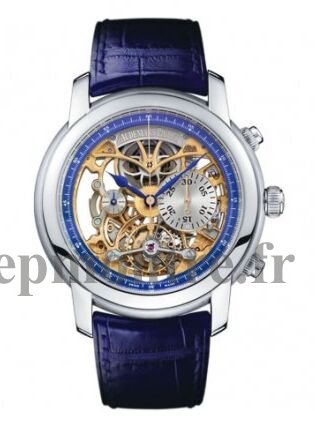 Réplique Audemars Piguet Jules Audemars Chronographe Tourbillon 26353PT.OO.D028CR.01 - Cliquez sur l'image pour la fermer