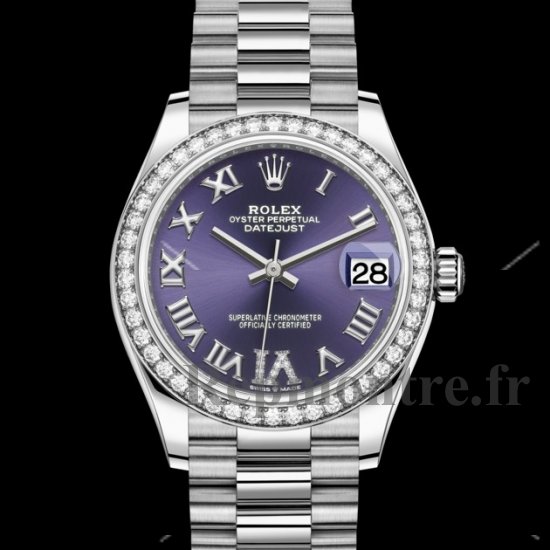 Réplique Rolex Datejust 31 18 ct white gold - M278289RBR-0019 - Cliquez sur l'image pour la fermer