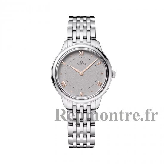 Omega De Ville Prestige 30mm Montre Copie Femme Gris O43410306006001 - Cliquez sur l'image pour la fermer