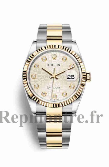 Réplique montre Rolex Datejust 36 Jaune Roles jaune 18 ct 126233 m126233-0028 - Cliquez sur l'image pour la fermer