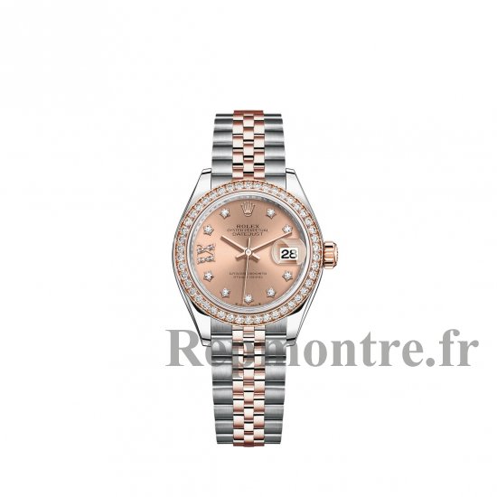 Replique Rolex Lady-Datejust Oystersteel and 18 ct Everose gold M279381RBR-0027 - Cliquez sur l'image pour la fermer