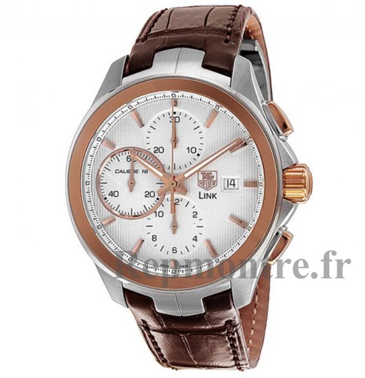 Tag Heuer Link Calibre 16 argente Dial Chronographe CAT2050.FC6322 - Cliquez sur l'image pour la fermer