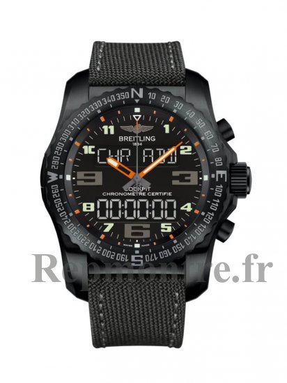 AAA Réplique Montre Breitling Professional Cockpit B50 VB5010A5/BD41/100W/M20BASA.1 Noir Titanium - Cliquez sur l'image pour la fermer