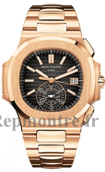 Patek Philippe Nautilus hombres or rose 5980/1R-001 - Cliquez sur l'image pour la fermer