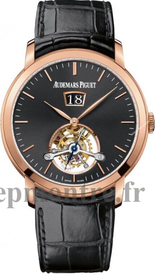 Réplique Audemars Piguet Jules Audemars Tourbillon Grande Date 41mm montre 26559OR.OO.D002CR.01 - Cliquez sur l'image pour la fermer