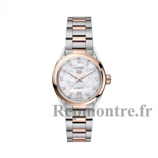 Replique montre TAG Heuer Carrera 29 mm bicolore pour femme WBN2450.BD0569 - Cliquez sur l'image pour la fermer