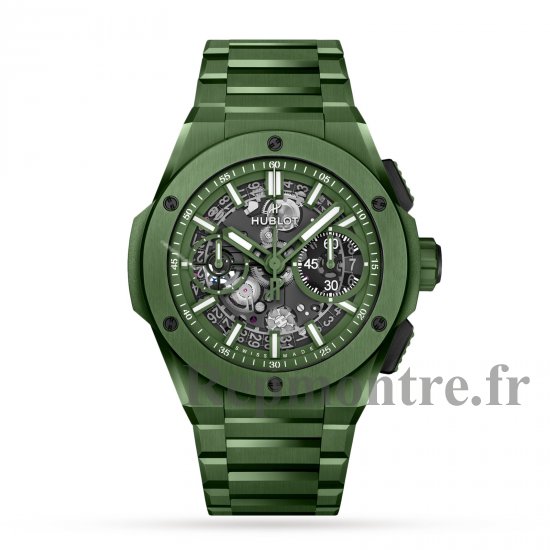 Hublot Big Bang Integrated Green Ceramic 42mm Replique montre pour homme 451.GX.5220.GX - Cliquez sur l'image pour la fermer