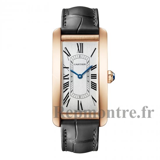 Cartier Tank Americaine Replique montre Grand Automatique Cuir Or Rose WGTA0134 - Cliquez sur l'image pour la fermer