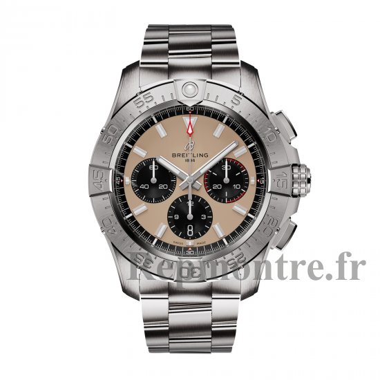 Breitling Avenger Chronograph B01 44mm Copie montre pour homme Acier inoxydable beige AB0147101A1A1 - Cliquez sur l'image pour la fermer