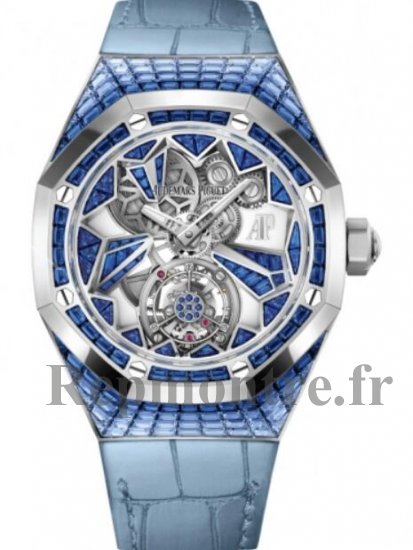 Replique Audemars Piguet Royal Oak Concept Tourbillon Volant Blanc Ou Saphirs 38.5mm 26228BC.SS.D314CR.01 - Cliquez sur l'image pour la fermer