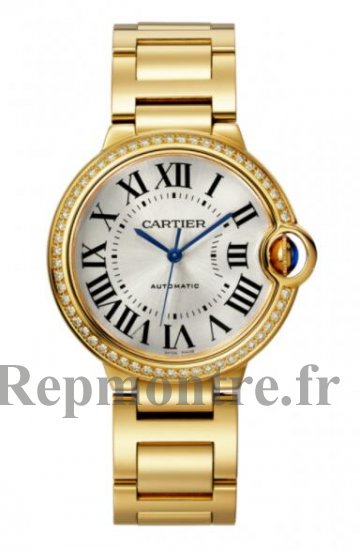 Replique Cartier Ballon Bleu de Cartier 36 mm 18K Jaune Or Diamants WJBB0043 - Cliquez sur l'image pour la fermer