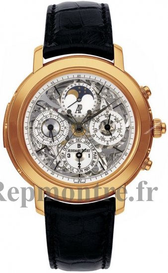 Réplique Audemars Piguet Jules Audemars Grand Complication montre 25996OR.OO.D002CR.01 - Cliquez sur l'image pour la fermer